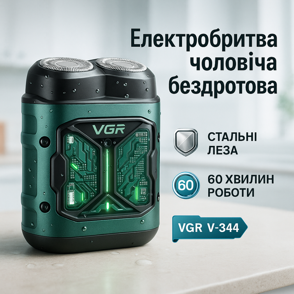 Хорошая электробритва для бороды, Бритва аккумуляторная для стрижки волос и бороды OJ-78 Львов - изображение 15