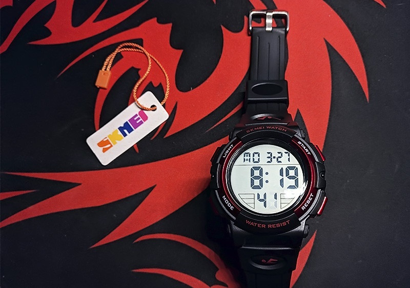 Чоловічий спортивний наручний годинник Skmei 1258 Червоний Вінниця - фото 4