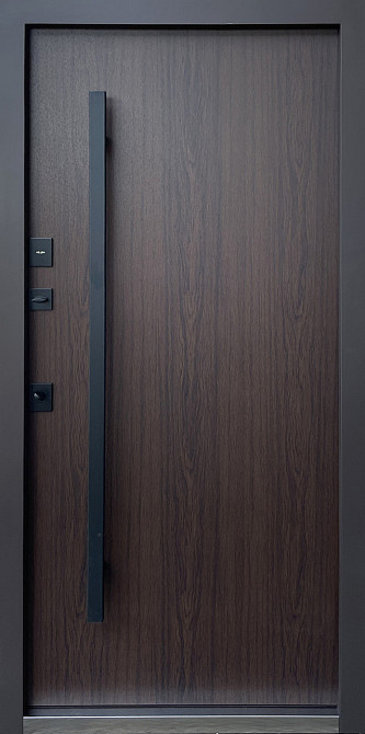 Дверь уличная Qdoors серия СТРИТ 3К с ТЕРМОРАЗРЫВОМ модель АРТ РАЛ 8019 950 Киев - изображение 2