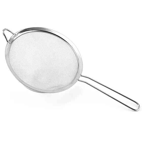 Zhongjing Сито друшляк з ручкою 20 см дрібнокомірчаста сітка з нержавіючої сталі HP-19-13 Киев