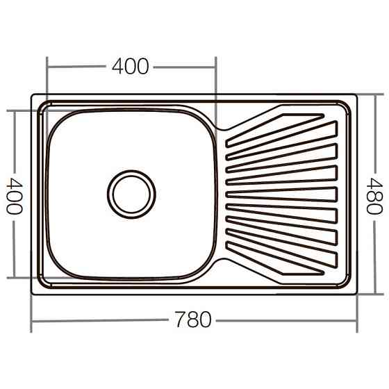 Мийка кухонна Zerix Z7848-08-180D    ( ZX1605 ) 27294 Харьков