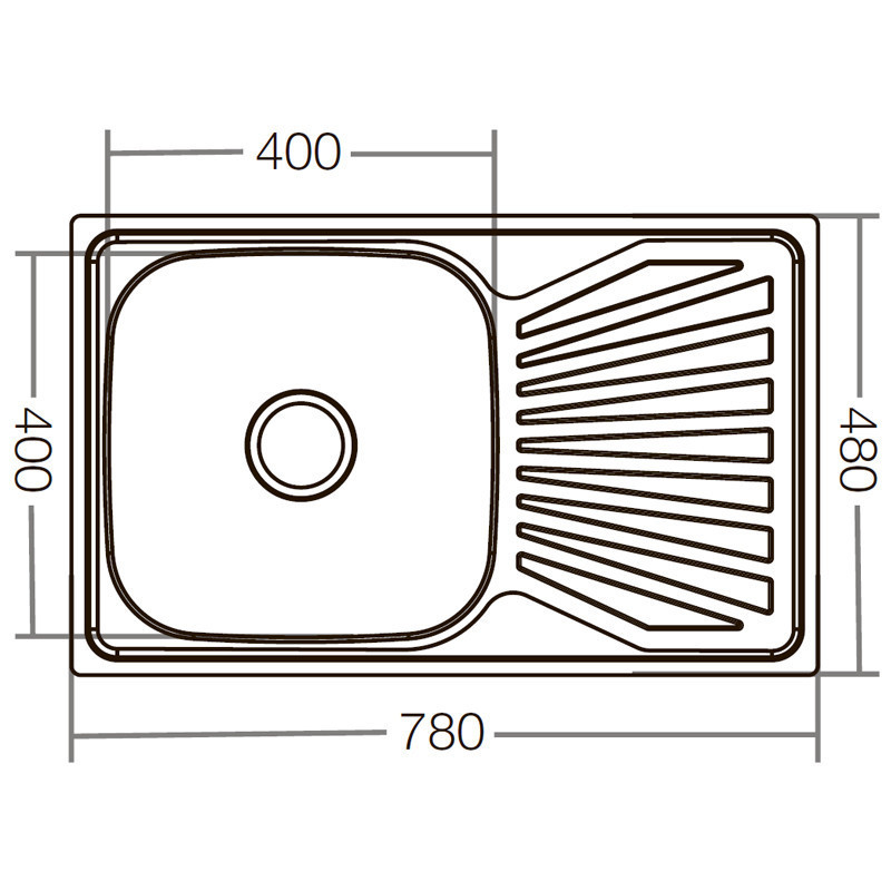 Мийка кухонна Zerix Z7848-08-180D    ( ZX1605 ) 27294 Харьков - изображение 2