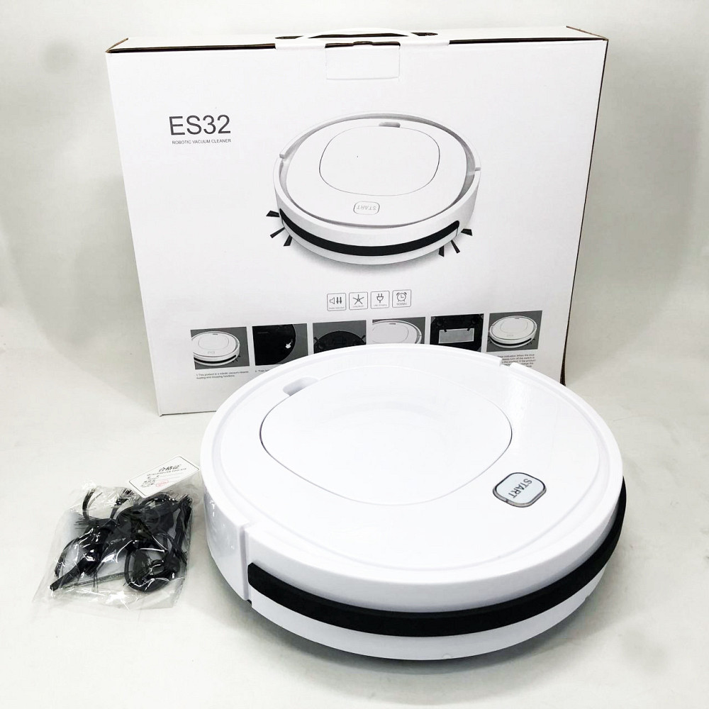 Бюджетный робот пылесос для дома Alanc ES32 1500 Вт, Умный робот уборщик, Потративный пылесос SJ-52 Киев - изображение 7