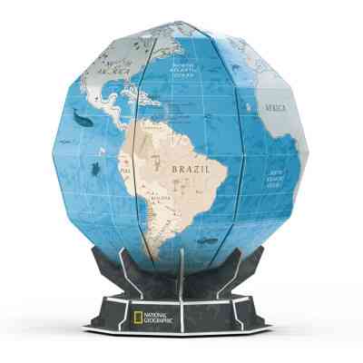 Пазл Cubic Fun Трехмерная головоломка-конструктор Stem Скретч глобус (DS1082h) Винница