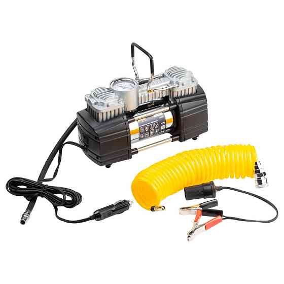 Компрессор автомобильный 12В 300Вт 25А 60л/мин 10бар сумка переходник на клеммы SIGMA (6170281) Киев