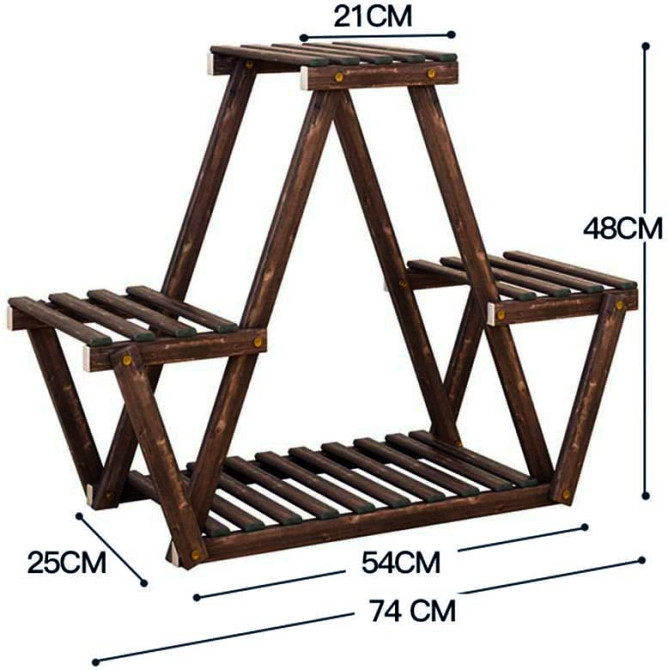 Підставка для квітів "Марсе" мокко Миколаїв - фото 1