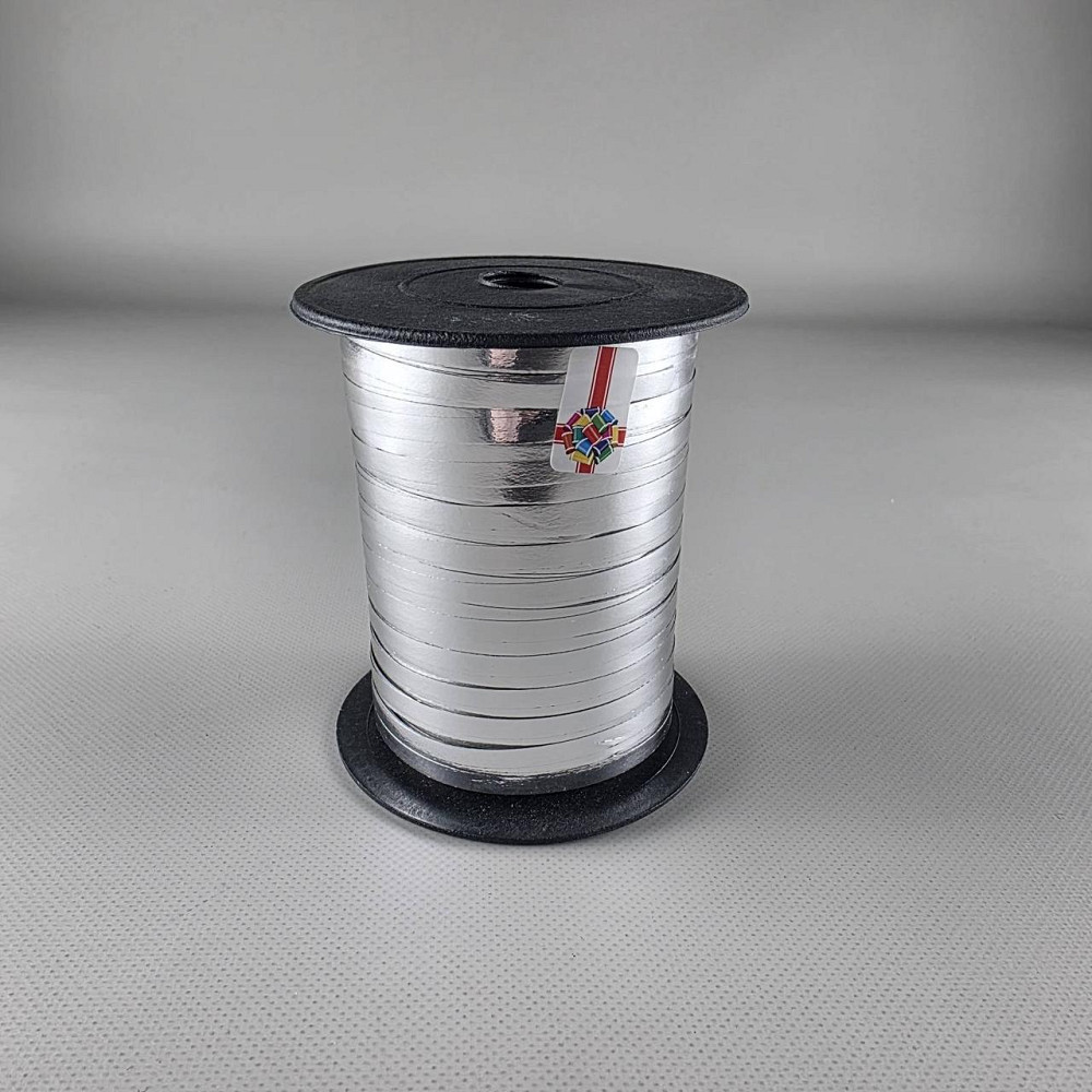 Лента для воздушных шаров и подарков серебряная125 метров (1 пачка) Харьков - изображение 2