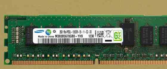 Серверный модуль памяти SAMSUNG 2 ГБ PC3L-10600R DDR3-1333 ECC 1RX4 CL9 240 PIN 1,35(M393B5670GB0-YH Днепр