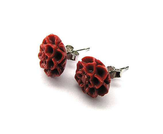 Серьги женские Хризантема Киев - изображение 2