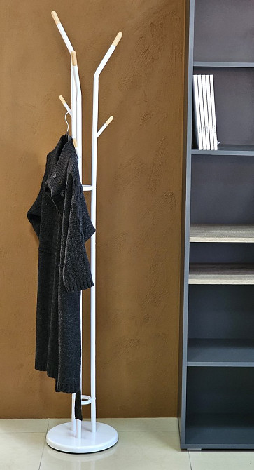 Вішак SANDER білий/бук Київ - фото 3