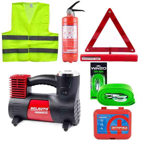 Набір автомобіліста з потужним компресором Київ