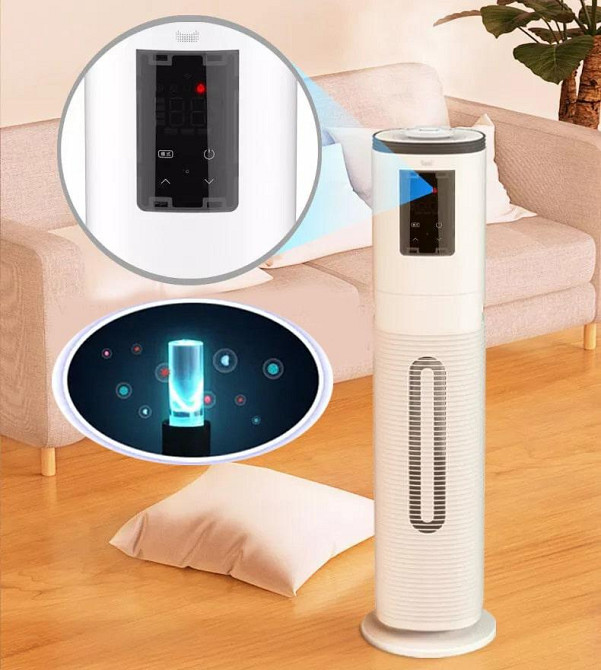 Мощный ультразвуковой увлажнитель воздуха Doctor-101 Giant на 6л с пультом ДУ и УФ-лампой. Антибактериальный Днепр - изображение 9