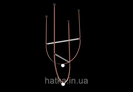 Дизайнерские подвесные треки - трансформеры Коричневый VALESO Композиция-1 Киев