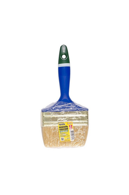 Пензель малярський флейцевий MASTERTOOL "АНГЛІЙСЬКИЙ" 4.0" 100 мм/14 мм/44 мм 91-1510 Коломия - фото 4