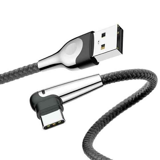 Кабель Baseus MVP Elbow Type Cable USB For Type-C 1.5A 2m  Black Київ