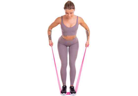 EasyFit Стрічка латексна EasyFit 0.65 мм для пілатеса та йоги червона Коломия