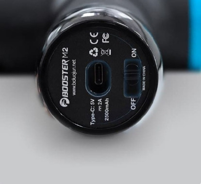 Перкусійний масажер тригерних точок Booster М2 type-C 12V Massage Gun 2500 маг Вінниця - фото 10