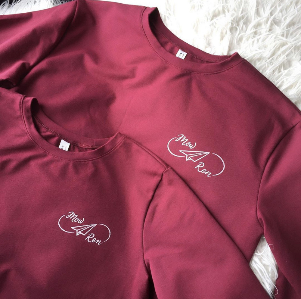 Парні світшоти з персональними ініціалами та написом на манжеті Чернівці - фото 1