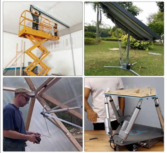 Электрический штоковый актуатор 800 мм для автоматизации Киев