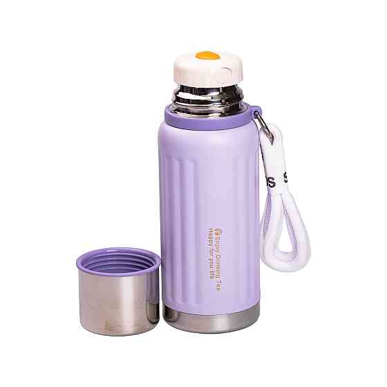 Термос Enjoy з нержавіючої сталі 600 мл бузковий HP-14-9V Київ