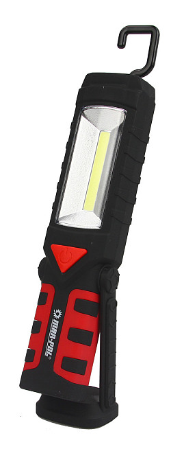 Ліхтарик багатофункційний LED 240 lm з опцією PowerBank червоно-чорний Київ - фото 2