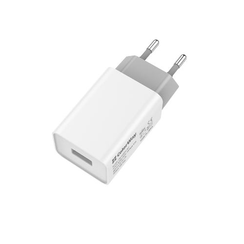Зарядний пристрій мережевий USB 2,0A 10W білий ColorWay CW-CHS012-WT Житомир