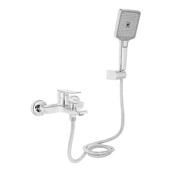 Змішувач для ванни Qtap Aries (з душовим гарнітуром) QTARI259CRM45559 Chrome Київ