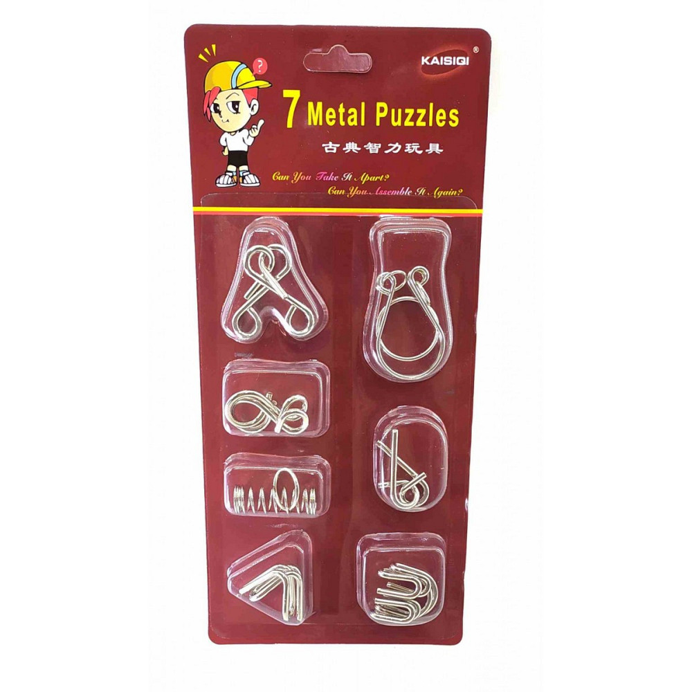 Головоломка метал у наборі 7 шт Київ - фото 1