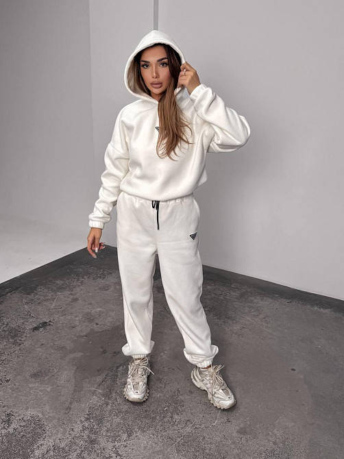 Женский теплый костюм, из флис полара L-XL, Молочный Одесса - изображение 7