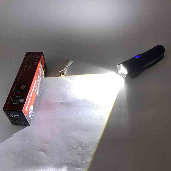 Компактный аккумуляторный фонарь, Ручной аварийный фонарь Тактичный ручной FC-39 Львов