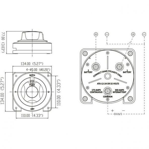 Переключатель массы Seaflo SFCBS-175-402 Черкассы - изображение 5