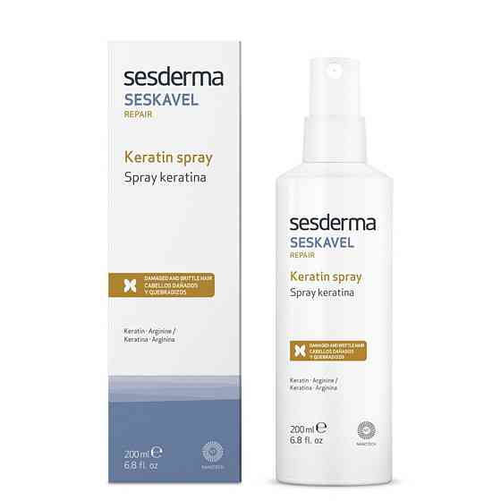 Восстанавливающий спрей для волос с кератином SeSDerma Seskavel Repair Keratin Spray 200 мл Днепр