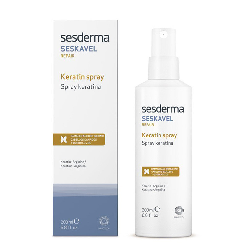 Восстанавливающий спрей для волос с кератином SeSDerma Seskavel Repair Keratin Spray 200 мл Днепр - изображение 1