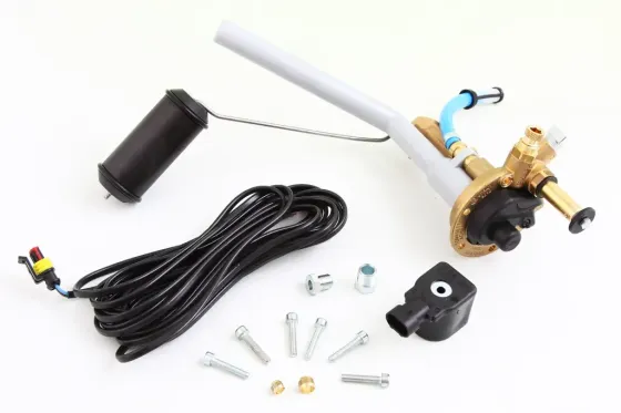 Мультиклапан ГБО для наруж. тор-го баллона H200мм 0° Tomasettо с катушкой выход 8мм Винница