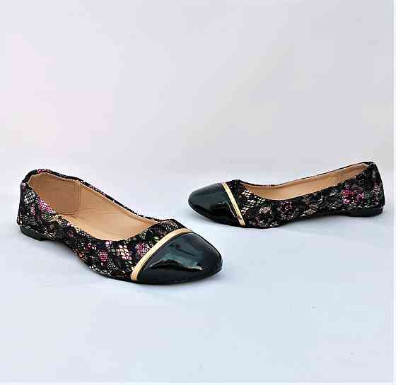 . Жіночі Балетки Чорні Мокасини Туфлі (розміри: 36,37) - 07-1 Дніпро