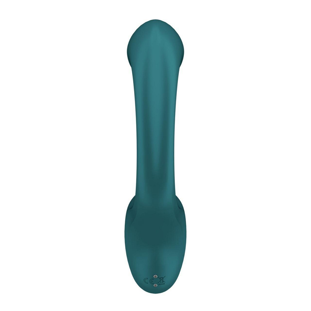 Вагінально-кліторальний вібратор Satisfyer G for Goddess 2 Bottle Green, 2 мотори Sex Aura Київ - фото 4