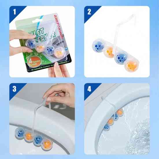 Туалетні кульки для унітазу Сила Актив Лимонна Свіжість Вінниця