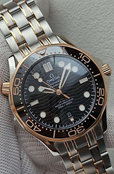 Эксклюзив! Швейцарские часы Omega Seamaster Gold-Black 300 Харьков - изображение 6