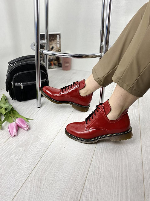 Туфлі жіночі Sothby's червоні лаковані 37 (3109) Коломия - фото 1