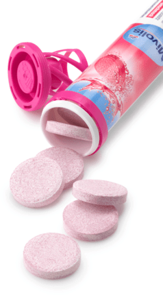 Шипучие таблетки-витамины Das Gesunde Plus с витамином B12 20 шт. Киев