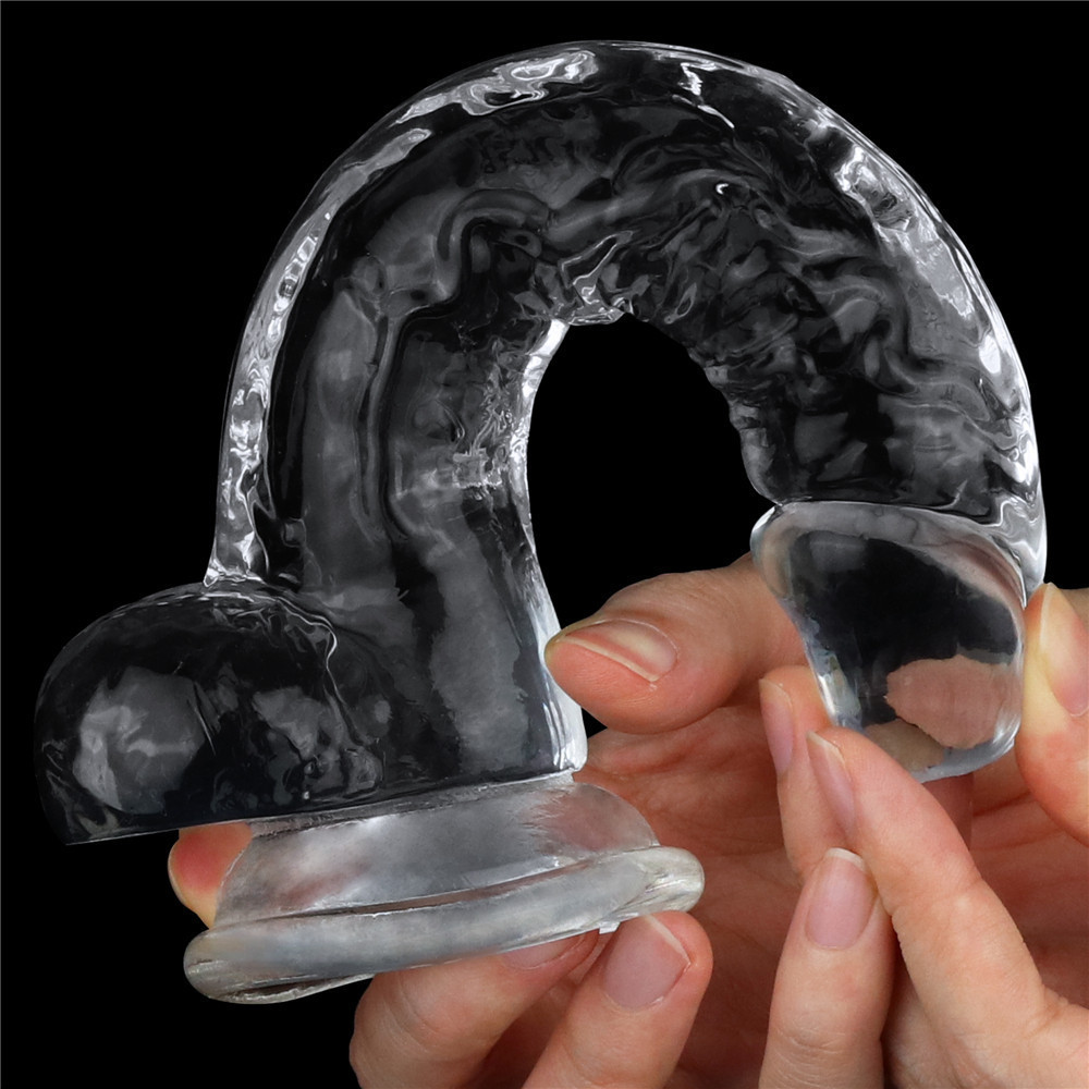 Фалоімітатор - Flawless Clear Dildo 7.5" Clear Sex Aura Київ - фото 9