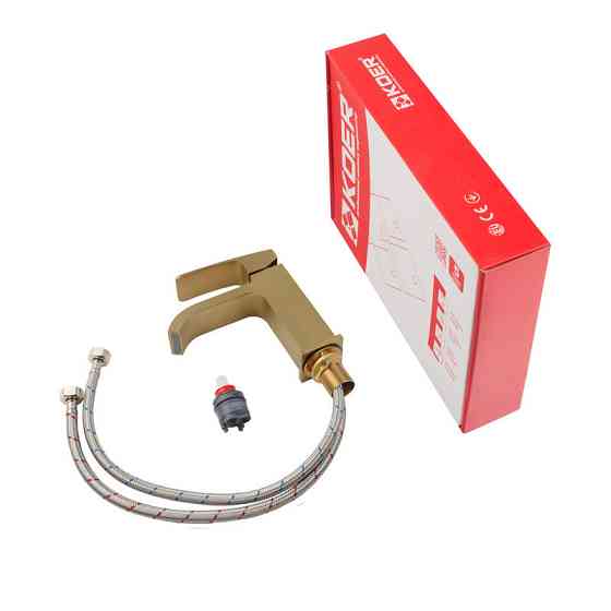 Змішувач для умивальника KOER KB-10037-12 (Колір матове золото) (KR6000)   ( 28763 ) Харків