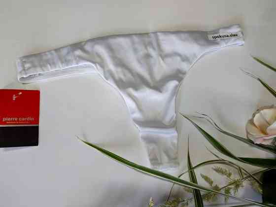 Комплект білизни pierre cardin 4106 білий атлас з мереживом 80С Славута