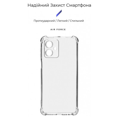 Чехол для мобильного телефона Armorstandart Air Force Motorola G54 Power Transparent (ARM72375) Винница - изображение 3