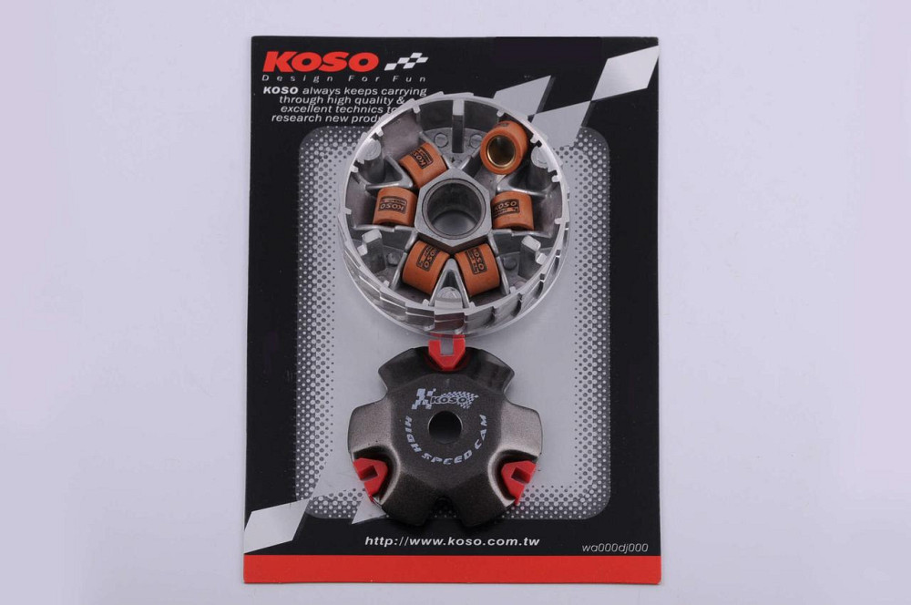 Варіатор передній (тюнінг) скутер Хонда Діо AF18 (мідно-граф. втулка, ролики латунь) Мукачево - фото 1