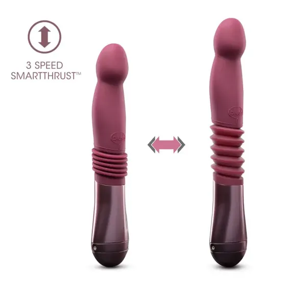 Пульсатор Temptasia by Blush - Trixie Thrusting Dildo - Wine Red Львів