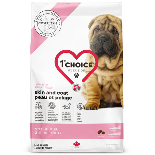 1st Choice Puppy Skin and Coat ФЕСТ ЧОЙС ЦУЦЕНЯ ЯГНЯ РИБА сухий суперпреміум корм для цуценят всіх порід Київ - фото 1