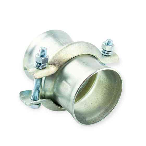 Хомут (d-60 мм) ГАЗ 2410 Волга з патрубком 9,5 см глушника Мукачево