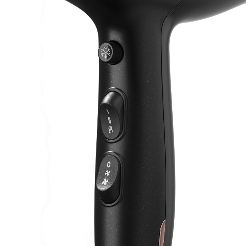 Фен для волосся + дифузор 1850-2200W (2 швидкості/3 темпер.режими) чорний/золотий HD-Y220PRO Ardesto Житомир