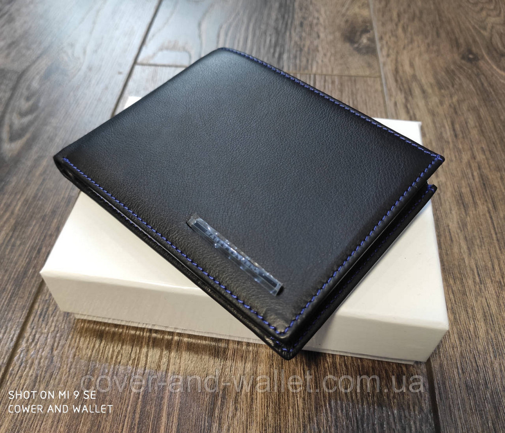 Компактний чоловічий гаманець з зажимом на магнітах із шкіри Marco coverna MC 1008 A Київ - фото 1